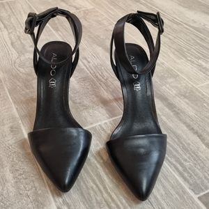 Aldo, 7, Black, 3 inch high heels